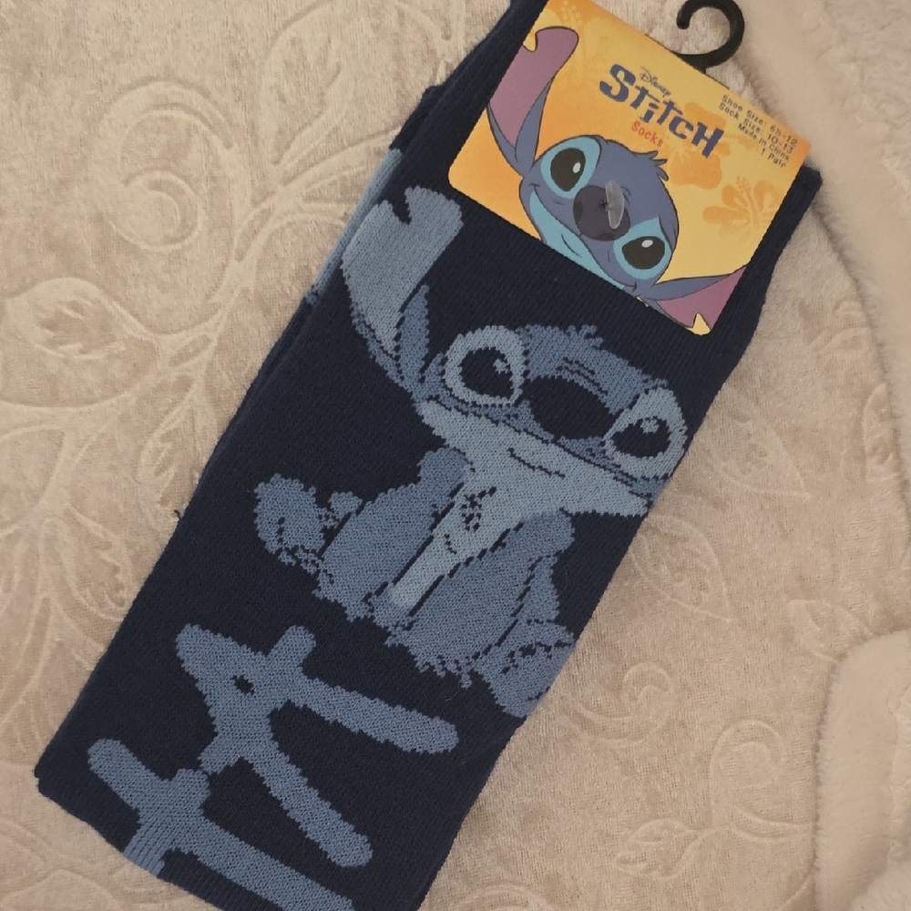 Disney Stitch Aloha Crew Socks